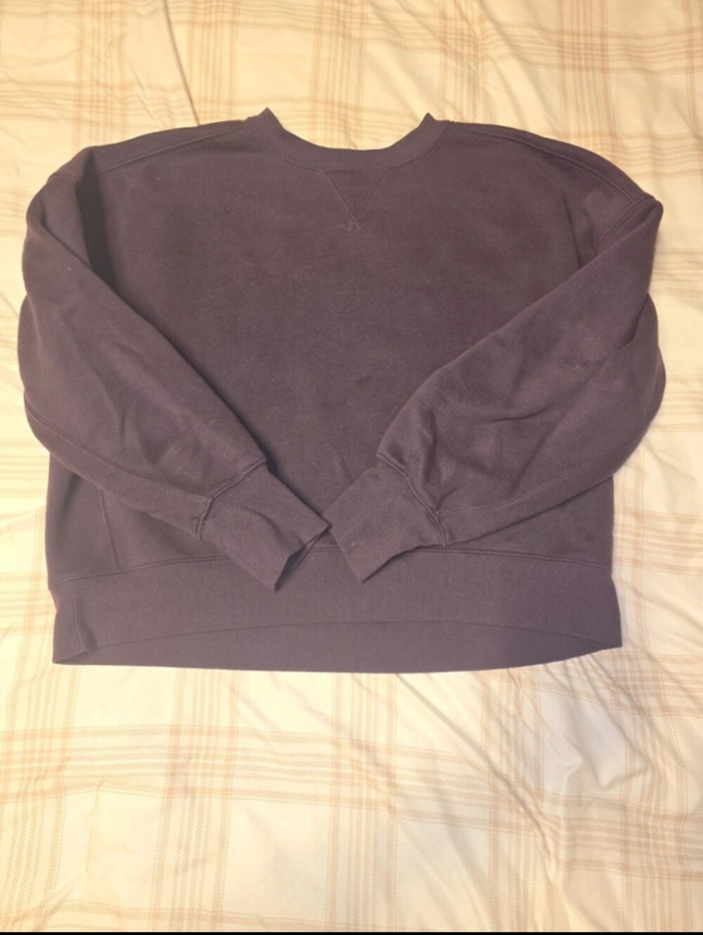 Womens Crewneck Sweatshirt - Purple